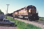 Empty ore train